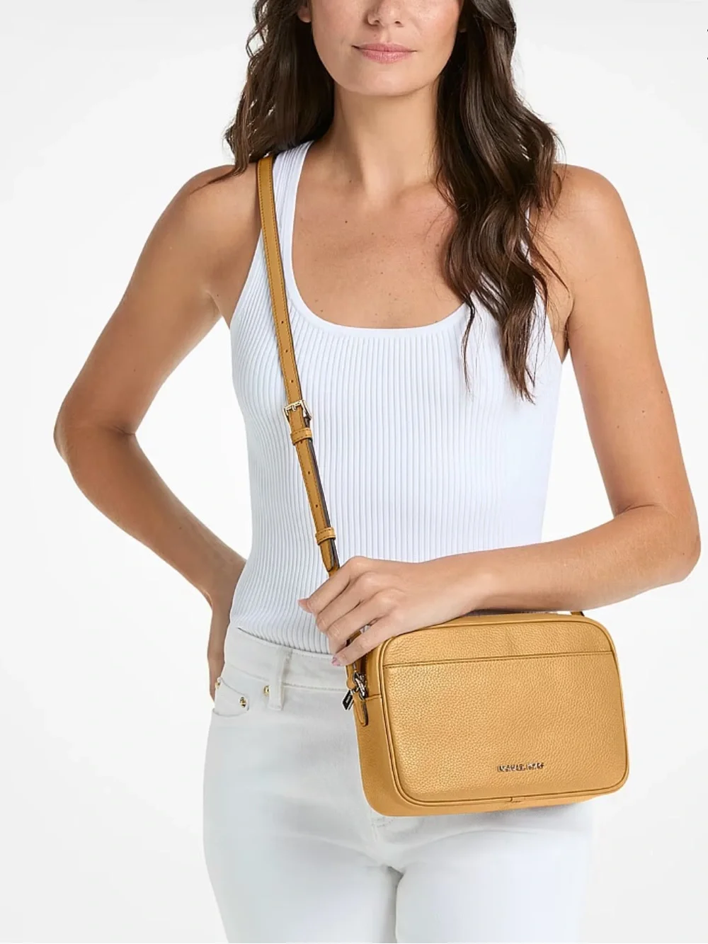 Michael Kors structured pebbled